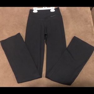 Nike dri fit pants with flare